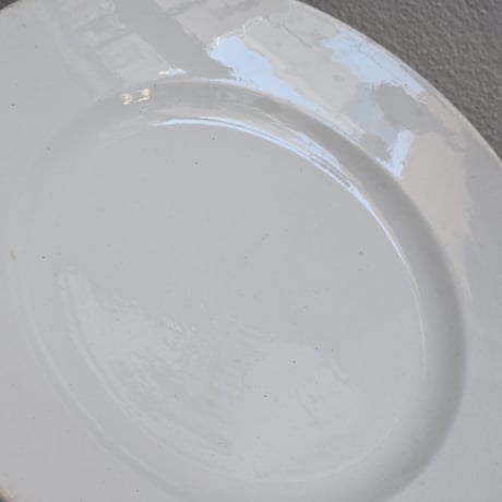 France Antique Creil et Montereau Plate  / フランス アンティーク クレイユモントローの平皿
