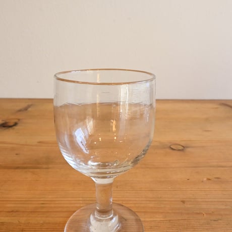 FRANCE Antique Wine Glass  / フランス アンティーク ビストロワイングラス  A