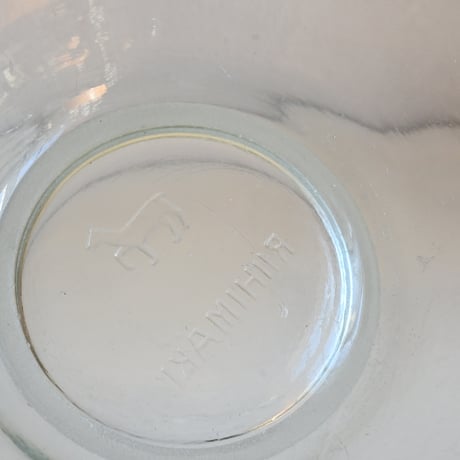 Finland Viili Astia RIIHIMÄKI Glass Bowl / リーヒマキのヨーグルトガラスボウル C