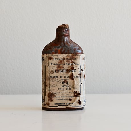 France Antique gunpowder Bottle  / フランス アンティーク 火薬ボトル 小 B-2