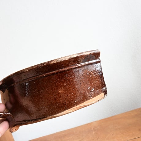 France Antique Cuit Pomme  / フランス アンティーク 焼きりんご皿 レシュフリット