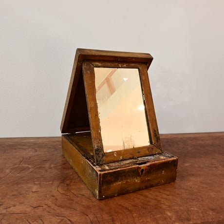 Sweden Wooden folding mirror / スウェーデン 木製の折り畳み式ミラー