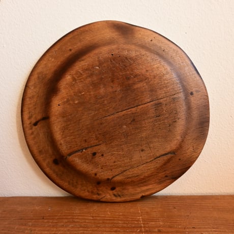 Sweden antique wooden plate / スウェーデン アンティーク 木皿 A-3