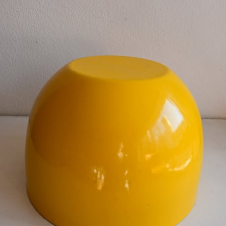 ARABIA FINEL Enamel BOWL by Kaj Franck / フィネル カイフランク  琺瑯ボウル（イエロー）φ:21cm