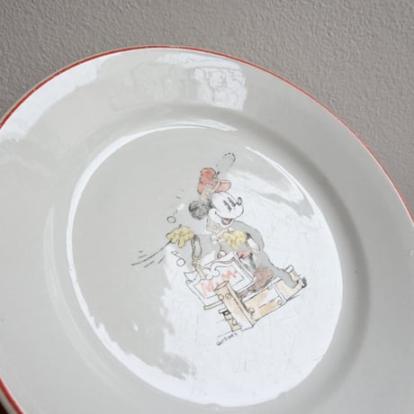 Finland Old Arabia Walt Disney Mickey Mouse Plate / フィンランド アラビア ミッキーのプレート