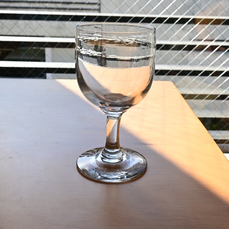 FRANCE Antique Wine Glass  / フランス アンティーク ビストロワイングラス  F