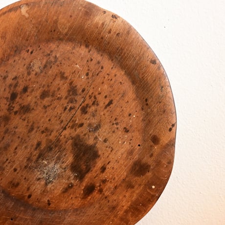 Sweden antique wooden plate / スウェーデン アンティーク 木皿 A-3