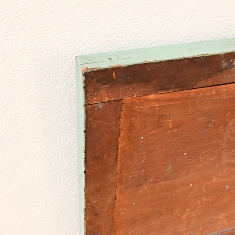 Finland Antique Wooden Mirror / フィンランド アンティーク 木製の中間色のミラー