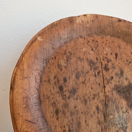 Sweden antique wooden plate / スウェーデン アンティーク 木皿 A-3