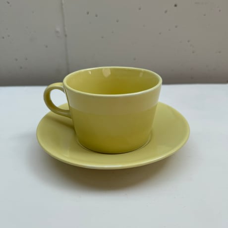 ARABIA KILTA C＆S Kaj Franck (Yellow) / アラビア キルタ カップ＆ソーサー カイフランク イエロー