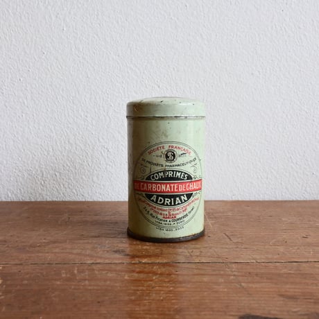 France Antique Pharmacy Tube Tin Box  / フランス アンティーク ティン缶 ブリキボックス