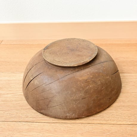France Antique Wood Bowl / フランス アンティークの木のボウル