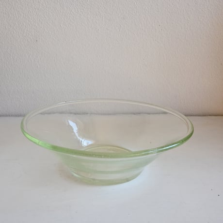 Finland Viili Astia RIIHIMÄKI Glass Bowl / リーヒマキのヨーグルトガラスボウル E