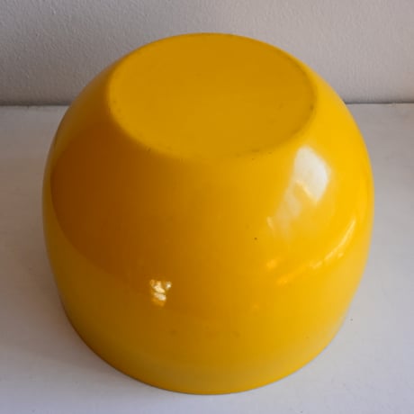 ARABIA FINEL Enamel BOWL by Kaj Franck / フィネル カイフランク  琺瑯ボウル（イエロー）φ:21cm