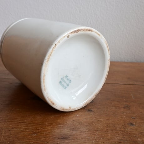 France Antique Lunéville Pot / フランス リュネヴィル窯 ポット