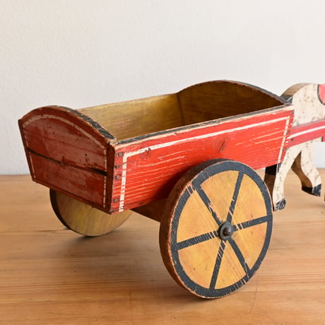 Finland Toy Horse Carriage / フィンランド 馬車のおもちゃ