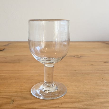 FRANCE Antique Wine Glass  / フランス アンティーク ビストロワイングラス  G