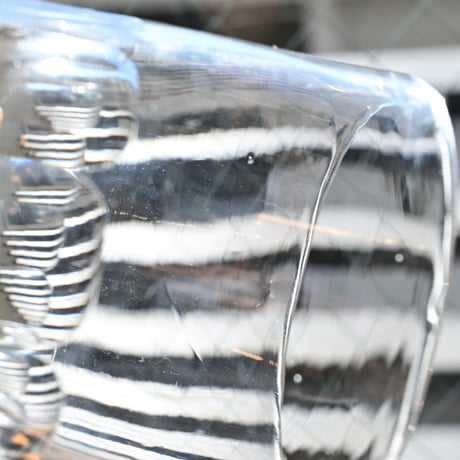 France Antique Cutting Glass / フランス アンティーク カッティングロックグラス