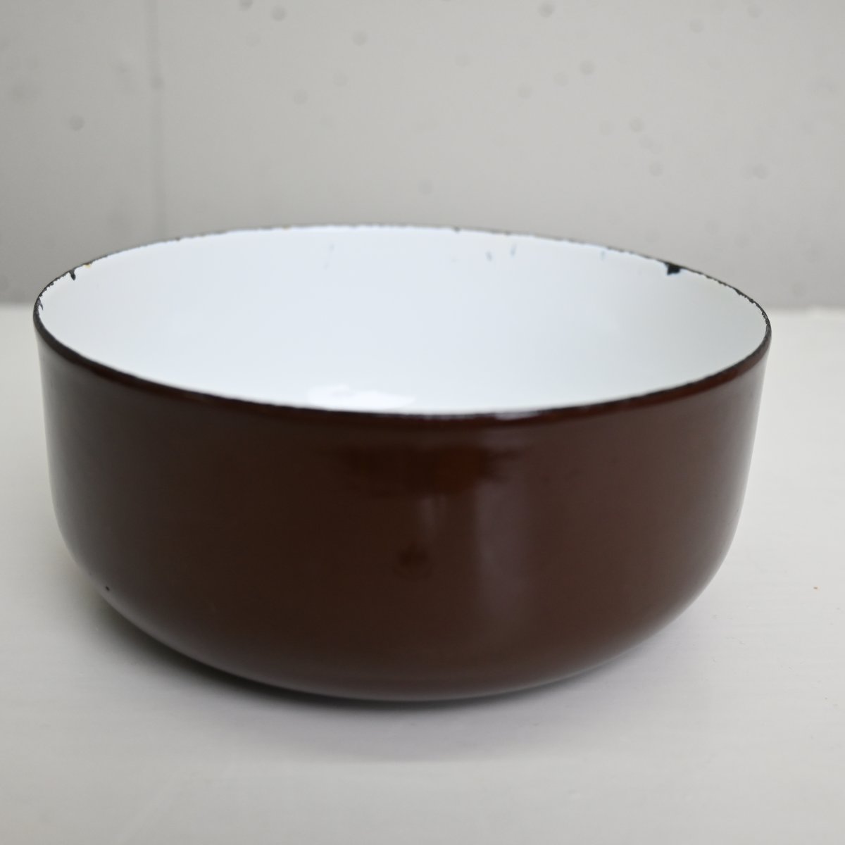 ARABIA FINEL Enamel BOWL (Brown) / アラビア・フィネル
