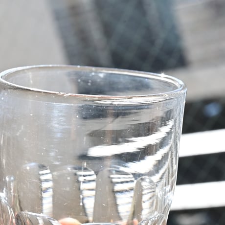 France Antique Cutting Glass / フランス アンティーク カッティングロックグラス