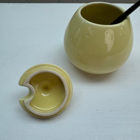 ARABIA KA model mustard pot / アラビア KAモデル マスタードポット イエロー