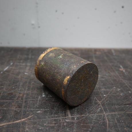 France Tin Can Objet / フランス 古いブリキの筒 B
