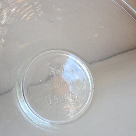 Finland Viili Astia RIIHIMÄKI Glass Bowl / リーヒマキのヨーグルトガラスボウル E