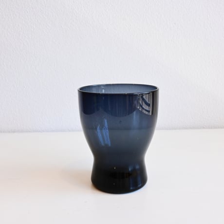 Finland Nuutajarvi Saara Hopea 1710 Tumbler / フィンランド サラ・ホペラのタンブラー（青）