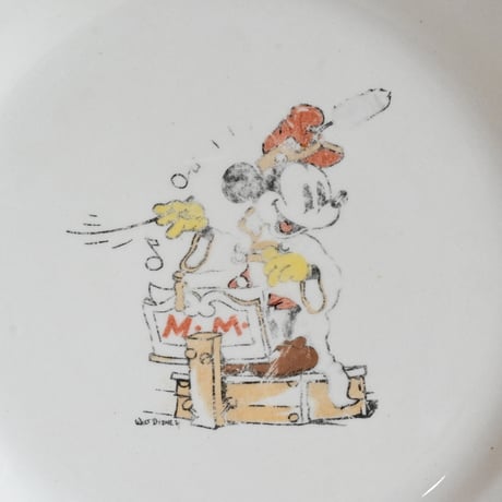 Finland Old Arabia Walt Disney Mickey Mouse Plate / フィンランド アラビア ミッキーのプレート
