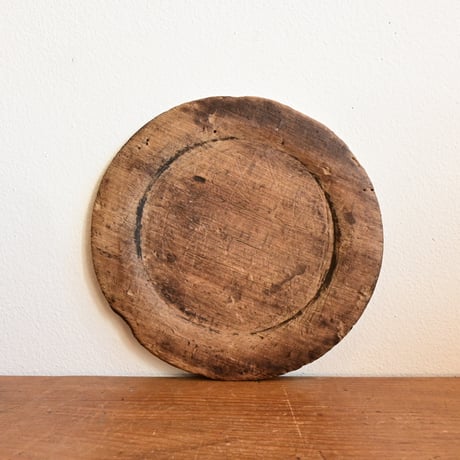 Sweden antique wooden plate / スウェーデン アンティーク 木皿 A-2