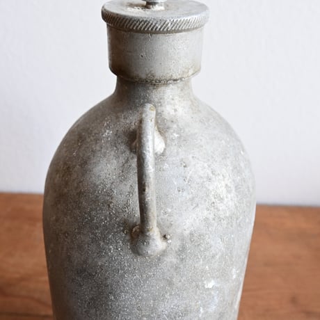 France Antique water aluminium bottle  / フランス アンティーク アルミの水筒