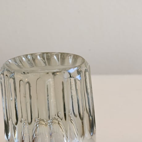 France Antique Shot Glass / フランス アンティーク トロンプルイユのショットグラス H:7.4cm