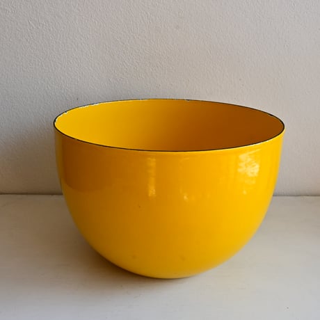 ARABIA FINEL Enamel BOWL by Kaj Franck / フィネル カイフランク  琺瑯ボウル（イエロー）φ:21cm