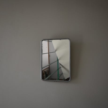 France Metal frame Stand＆Wall Mirror / フランス 古いメタルフレームのスタンドミラー＆壁掛けミラー  B
