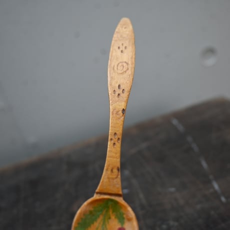 Sweden Wood Spoon / スウェーデンの木製スプーン 木匙 D