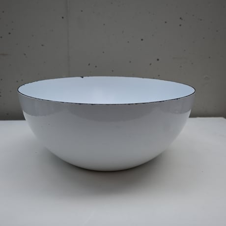 ARABIA FINEL Enamel Kaj Franck (White)  / アラビア・フィネル カイフランク 琺瑯ボウル（ホワイト）B