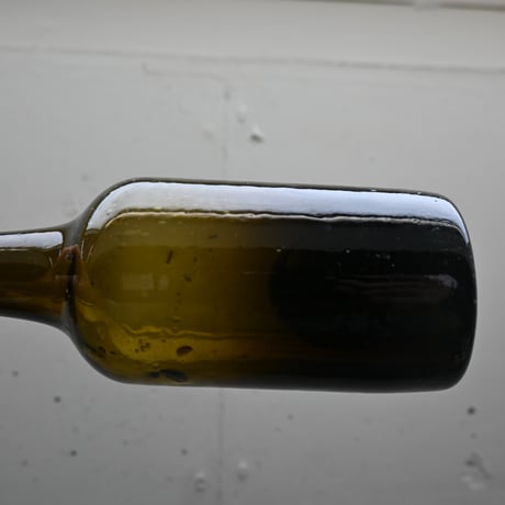 FRANCE Old Glass Mini Bottle  / フランス アンティーク 吹きガラスボトル
