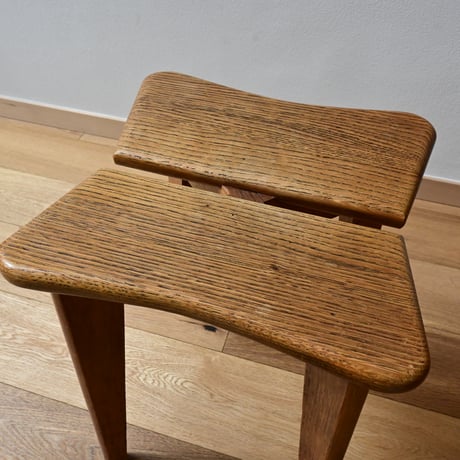 Marcel Gascoin TRÈFLE Stool 1954/ マルセル ガスコアン トレフルスツール 1954年製造（納品書付き） A