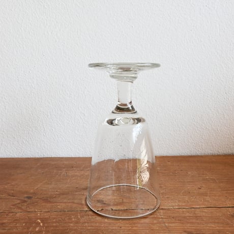 FRANCE Antique Wine Glass  / フランス アンティーク 曲がり円錐型ビストロワイングラス