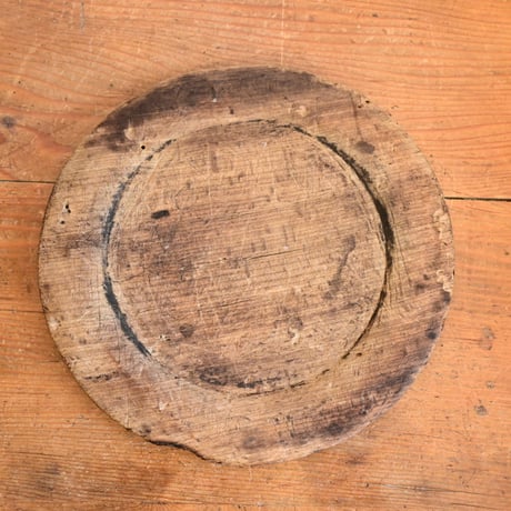 Sweden antique wooden plate / スウェーデン アンティーク 木皿 A-2