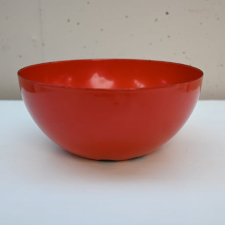 ARABIA FINEL Enamel Kaj Franck (Red)  / アラビア・フィネル カイフランク 琺瑯ボウル（レッド）C
