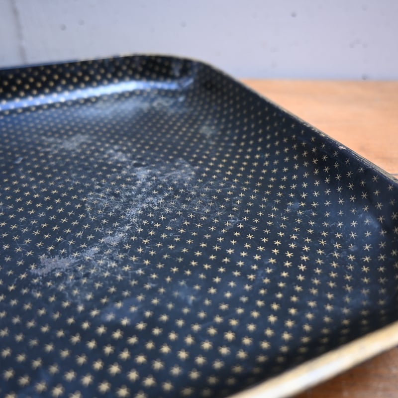 France Papier-Mache Tray Black / フランス パピエマシェのトレ