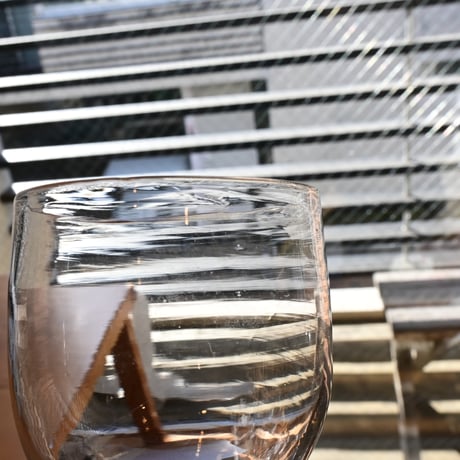 FRANCE Antique Wine Glass  / フランス アンティーク ビストロワイングラス  A