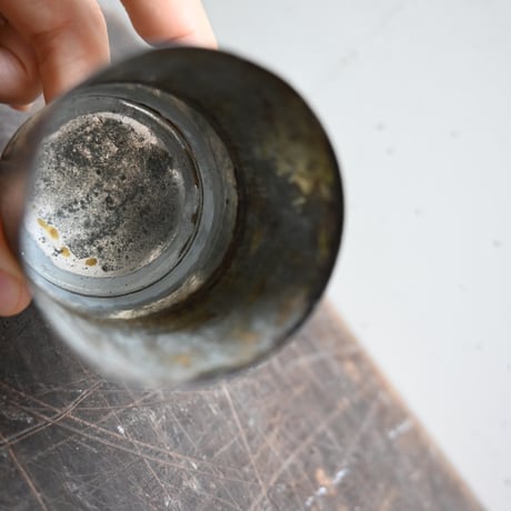France Tin Can Objet / フランス 古いブリキの筒 A
