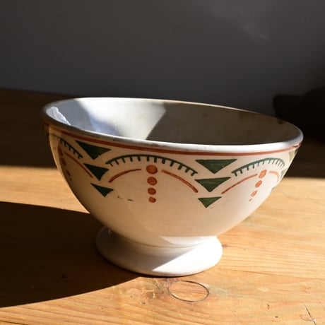 France Antique Cafe Bowl "Creil et Montereau" / フランス  カフェオレボウル ”クレイユモントロー”