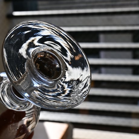 FRANCE Antique Wine Glass  / フランス アンティーク ビストロワイングラス  C