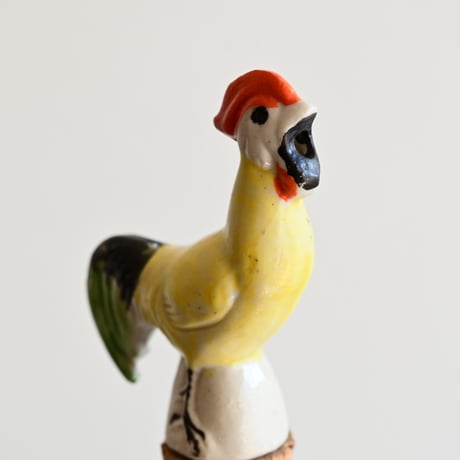 フランス 陶器の鳥型ボトルストッパー A