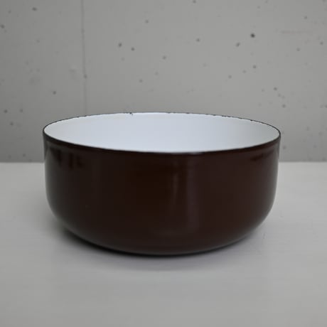 ARABIA FINEL Enamel BOWL (Brown)  / アラビア・フィネル  琺瑯ボウル（ブラウン）B