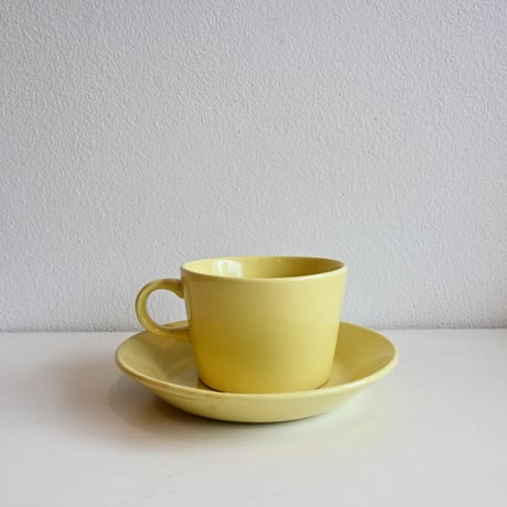 ARABIA KILTA C＆S Kaj Franck (Yellow) / アラビア キルタ カップ＆ソーサー カイフランク イエロー