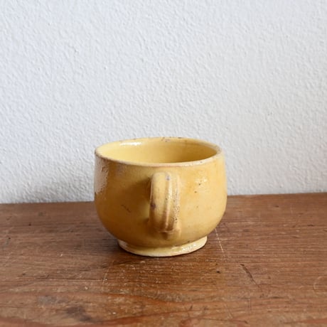 France Old Kids Pottery/ フランス アンティーク おままごとのミニマグ